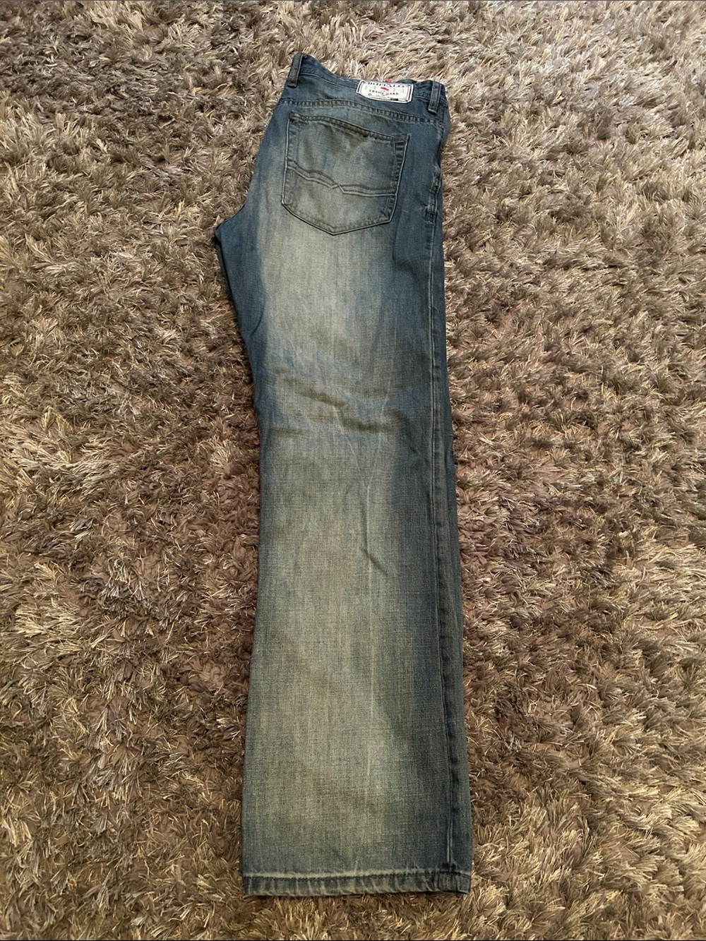 Buffalo David Bitton Medium Blue Straight Leg Jeans